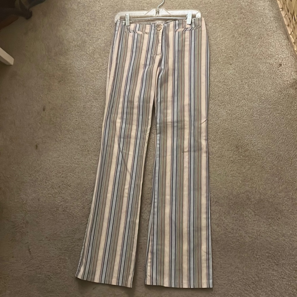 size 4 “nanette lepore” striped pants